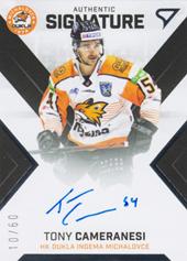 Cameranesi Tony 21-22 Tipos Extraliga Authentic Signature Level 2 #SL2-TC