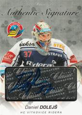 Dolejš Daniel 17-18 OFS Classic Authentic Signature Platinum #7