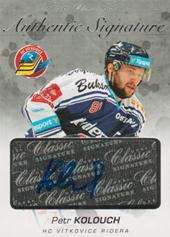 Kolouch Petr 17-18 OFS Classic Authentic Signature Platinum #10