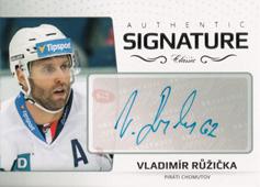 Růžička Vladimír 18-19 OFS Classic Authentic Signature Platinum #AS-15