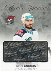 Skokan Dávid 17-18 OFS Classic Authentic Signature Platinum #49