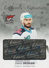 Skokan Dávid 17-18 OFS Classic Authentic Signature Platinum #49