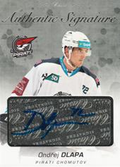 Dlapa Ondřej 17-18 OFS Classic Authentic Signature Platinum #50