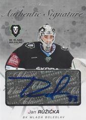 Růžička Jan 17-18 OFS Classic Authentic Signature Platinum #61