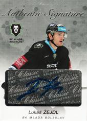 Žejdl Lukáš 17-18 OFS Classic Authentic Signature Platinum #65