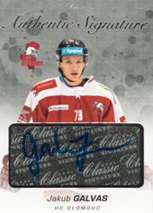 Galvas Jakub 17-18 OFS Classic Authentic Signature Platinum #68