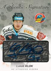 Klok Lukáš 17-18 OFS Classic Authentic Signature Platinum #76