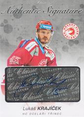 Krajíček Lukáš 17-18 OFS Classic Authentic Signature Platinum #96