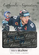 Bližňák Mário 17-18 OFS Classic Authentic Signature Platinum #108