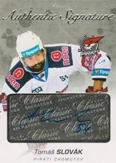 Slovák Tomáš 17-18 OFS Classic Authentic Signature Platinum #117