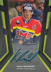 Nedorost Václav 17-18 Premium Cards Authentic Signature #AS-VN