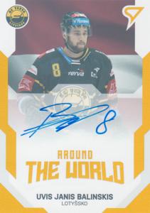 Balinskis Uvis Jānis 21-22 Tipsport Extraliga Around the World Auto #AWS-13