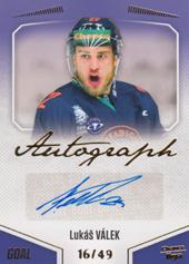 Válek Lukáš 22-23 GOAL Cards Chance liga Autograph #A-29