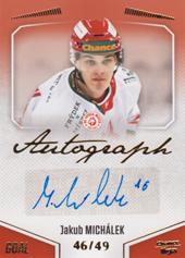 Michálek Jakub 22-23 GOAL Cards Chance liga Autograph #A-58