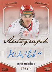 Michálek Jakub 22-23 GOAL Cards Chance liga Autograph #A-58