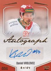 Vrdlovec Daniel 22-23 GOAL Cards Chance liga Autograph #A-60