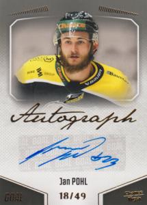 Pohl Jan 22-23 GOAL Cards Chance liga Autograph #A-99