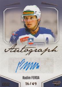 Ferda Radim 22-23 GOAL Cards Chance liga Autograph #A-120