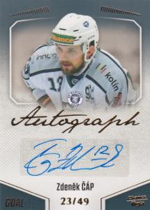 Čáp Zdeněk 22-23 GOAL Cards Chance liga Autograph #A-134