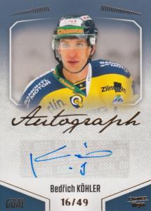 Köhler Bedřich 22-23 GOAL Cards Chance liga Autograph #A-167