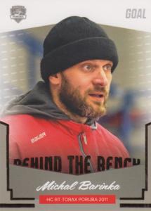 Barinka Michal 23-24 GOAL Cards Chance liga Behind the Bench #BB-11