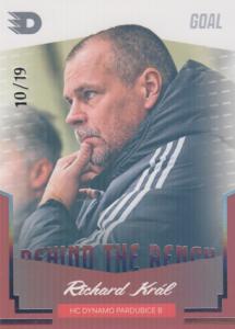 Král Richard 23-24 GOAL Cards Chance liga Behind the Bench Silver #BB-27