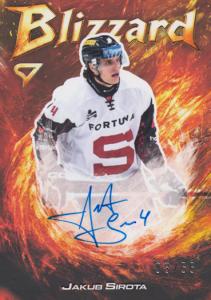 Sirota Jakub 25-26 Tipsport Extraliga Blizzard Red Auto #BLS-SI