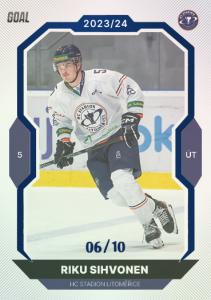 Sihvonen Riku 23-24 GOAL Cards Chance liga Blue #78