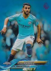 Mahrez Riyad 18-19 Topps Premier League Chrome Blue Refractors #92