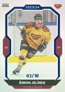 Jelínek Šimon 23-24 GOAL Cards Chance liga Blue #97