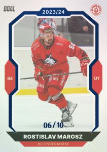 Marosz Rostislav 23-24 GOAL Cards Chance liga Blue #124