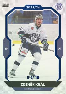 Král Zdeněk 23-24 GOAL Cards Chance liga Blue #150