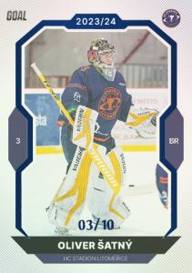 Šatný Oliver 23-24 GOAL Cards Chance liga Blue #272