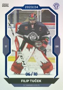 Tuček Filip 23-24 GOAL Cards Chance liga Blue #345