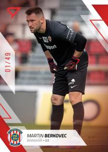 Berkovec Martin 22-23 Fortuna Liga Red #187 Berkovec Martin 22-23 Fortuna Liga Red #187
