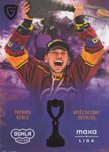 Ozols Patriks 24-25 GOAL Cards Maxa liga Champions #CH-11
