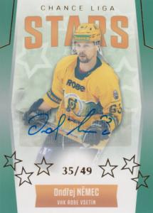 Němec Ondřej 22-23 GOAL Cards Chance liga Stars Autograph #ST-2