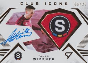 Wiesner Tomáš 24-25 Chance Liga Club Icons Auto Patch #CIS-TW