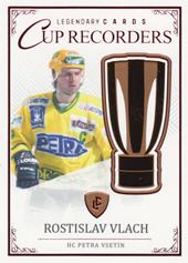 Vlach Rostislav 2023 Legendary Cards Rekordy ELH Cup Recorders Red #CR-09