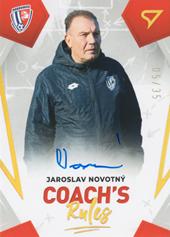 Novotný Jaroslav 21-22 Fortuna Liga Coach's Rules Auto #CR12