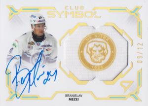 Mezei Branislav 24-25 Tipos Extraliga Club Symbol Gold Auto #CS-BM