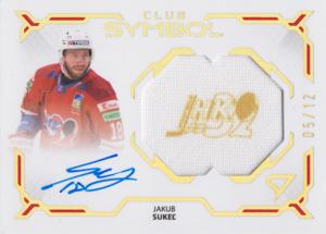 Sukeľ Jakub 24-25 Tipos Extraliga Club Symbol Gold Auto #CS-JS