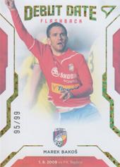 Bakoš Marek 20-21 Fortuna Liga Debut Date Flashback Limited #DF4