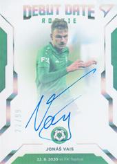 Vais Jonáš 20-21 Fortuna Liga Debut Date Rookie Auto #DR1