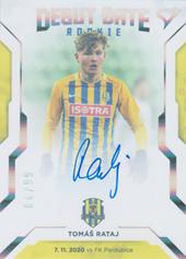 Rataj Tomáš 20-21 Fortuna Liga Debut Date Rookie Auto #DR18