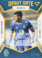 Jurásek David 21-22 Fortuna Liga Debut Date Rookie Auto #DR12