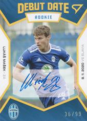 Mašek Lukáš 21-22 Fortuna Liga Debut Date Rookie Auto #DR13