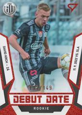 Krch David 22-23 Fortuna Liga Debut Date Rookie Limited #DR-15