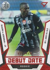 Adediran Quadri 22-23 Fortuna Liga Debut Date Rookie Limited #DR-16