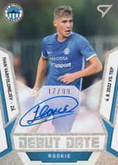 Varfolomeyev Ivan 22-23 Fortuna Liga Debut Date Rookie Auto #DRS-IV